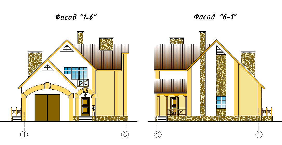 Дипломный проект на тему: "Одноквартирный жилой двухэтажный дом"