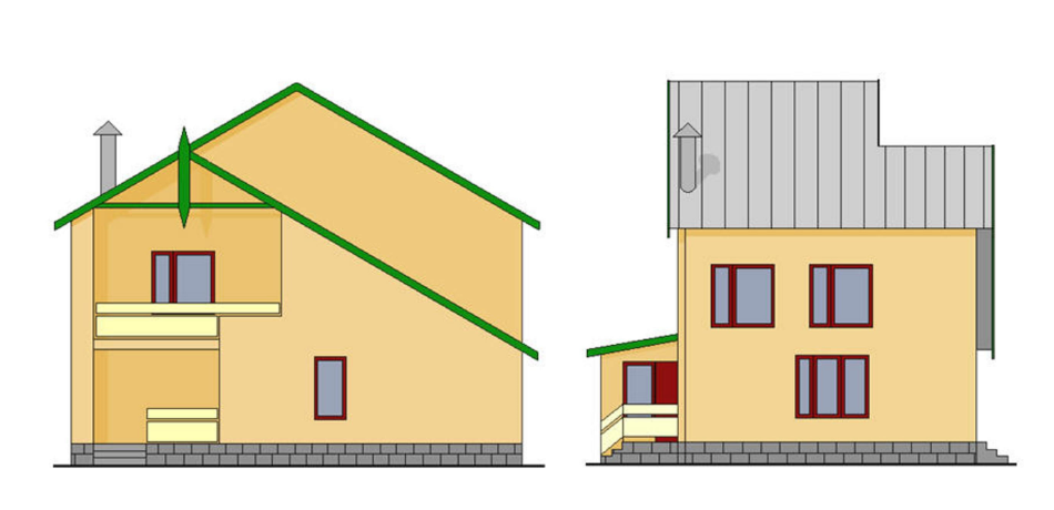 Курсовая работа по архитектуре на тему: "Двухэтажный жилой дом"